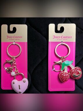 JUICY COUTURE Bag Charms or Keychains- Pick ONE